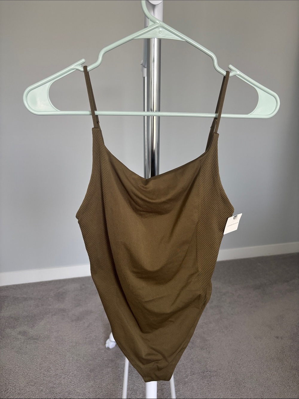 Anthropologie The Renna Seamless Square-Neck Bodysuit